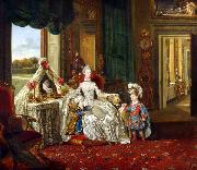 Queen Charlotte at her Dressing Table (mk25), Johann Zoffany